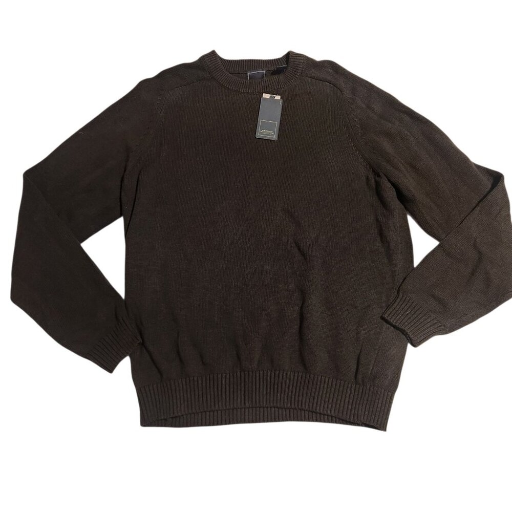 Arrow Sweater Classic‎ Tight Knit Dark Sage Green Crew Neck Mens Medium NEW